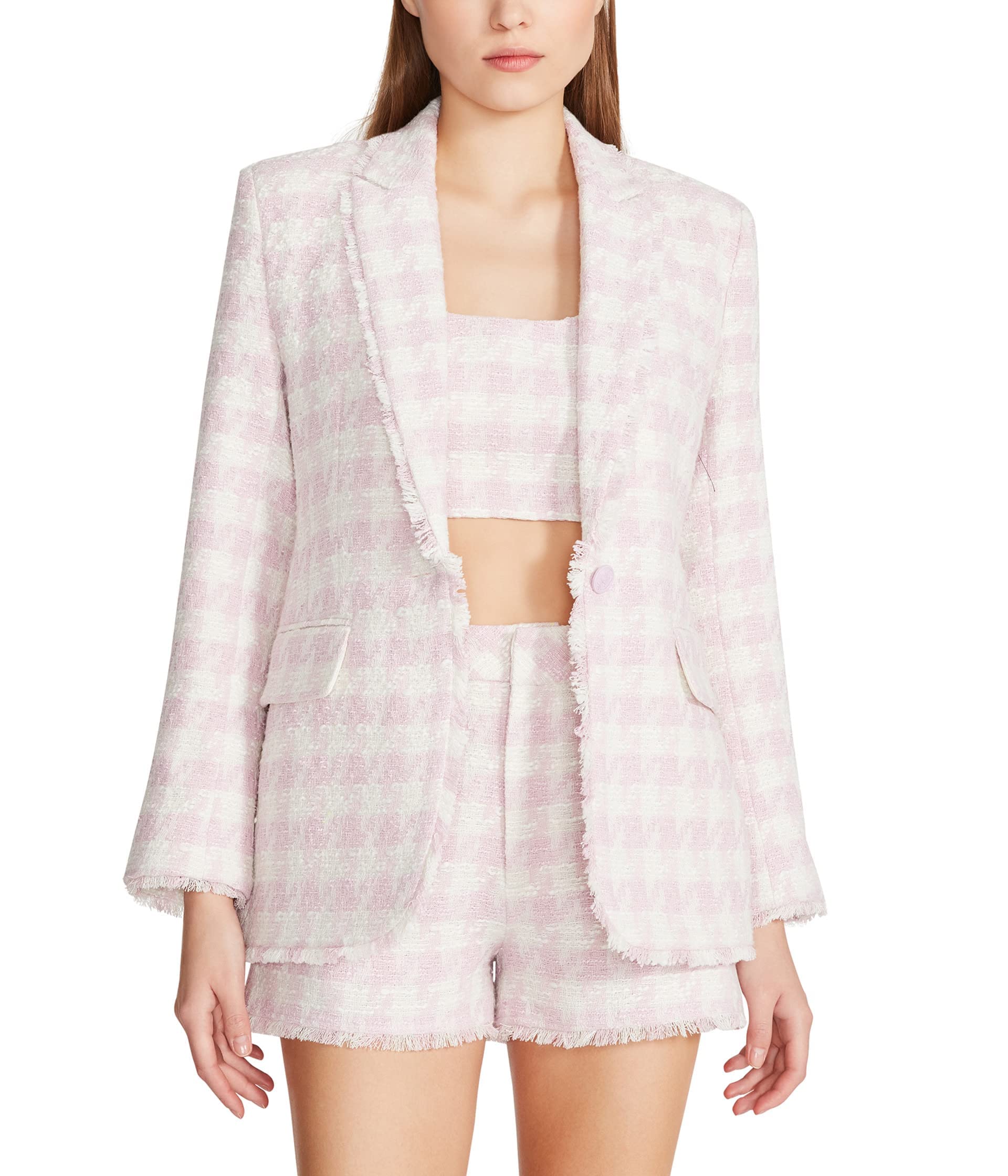 Steve Madden Women's Harlow Jacket - Stylish Outerwear for Fall & Winter | Cozy Faux Leather Biker Jacket for Casual Outings & Night Out