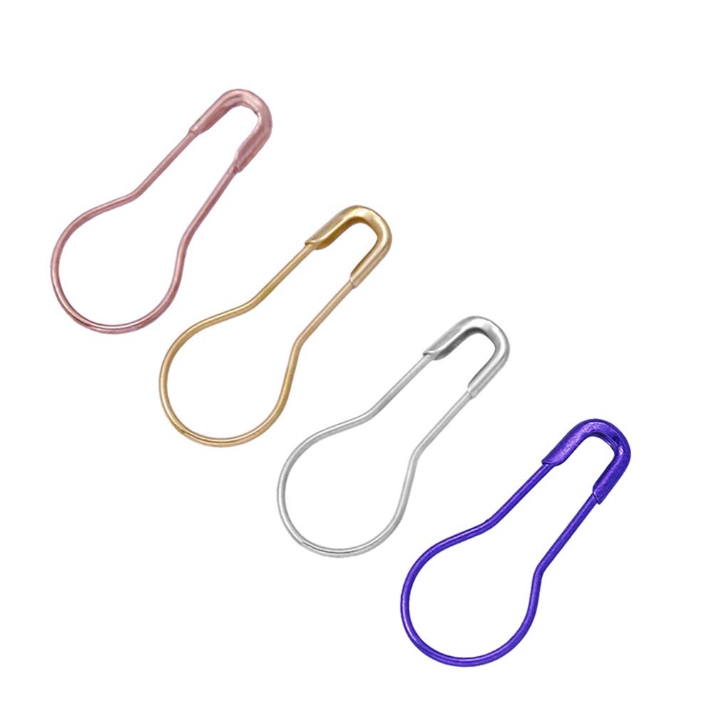 EXCEART 100pcs Brooch Pins for Clothing, Diaper Safety Pins, Nappy & Crafting - Assorted Sizes for Dressmaking, Sewing, Baby Clothes & DIY Projects - Secure Fabric, Napkins & Crafts