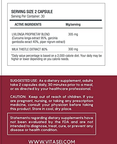 Liver Cleanse Detox & Repair Supplement with Milk Thistle, Garcinia & Turmeric Curcumin C3 - Natural Liver Support Complex for Men & Women - 180 Capsules (3-Pack) - Promotes Liver Health & Detoxification for Daily Wellness & Post-Party Recovery