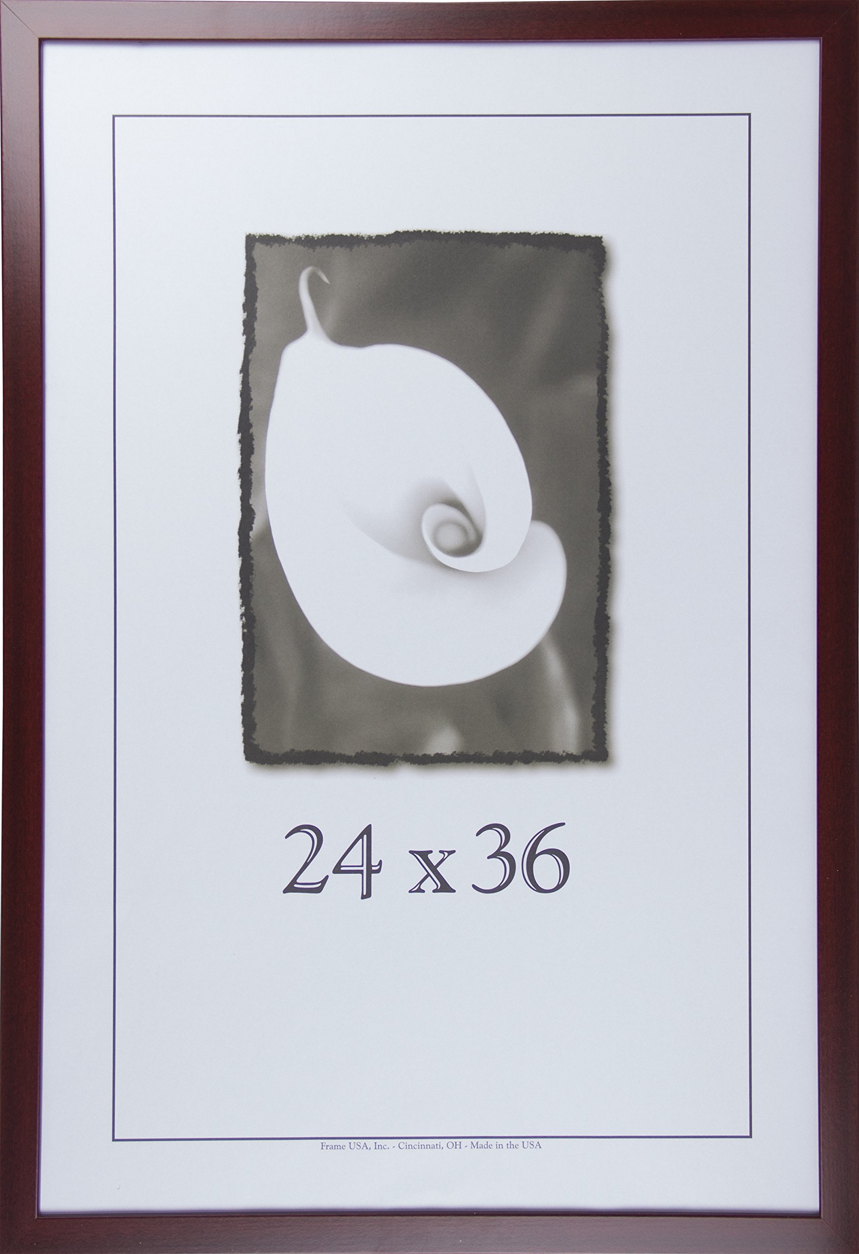Frame USA Corporate Series 24x36 Wood Picture Frames for Art & Photos - Premium Canadian Walnut - Handcrafted in USA - Perfect for Home Decor, Office Display & Gallery Exhibitions