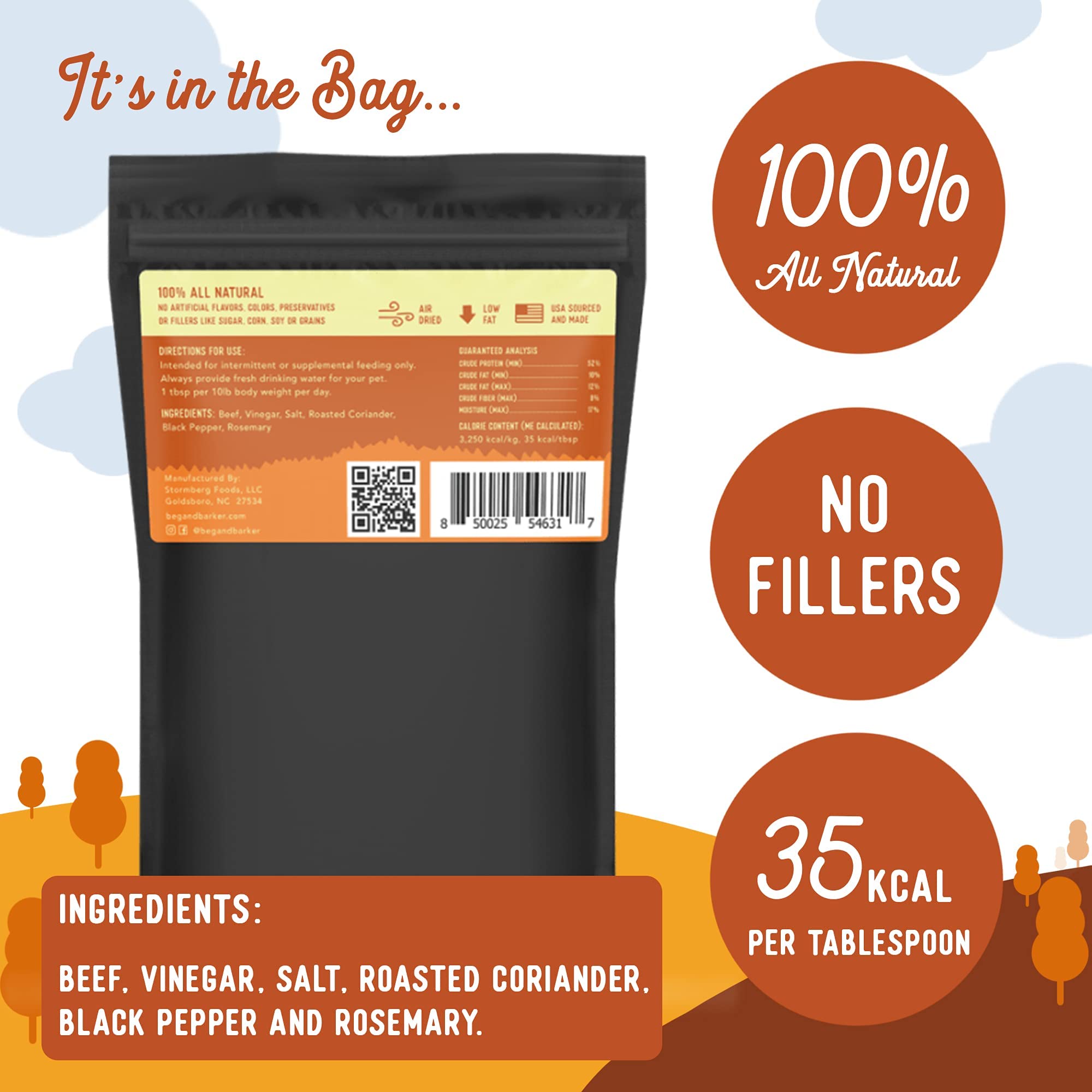 Premium Beef Dog Food Topper for Dogs - All Natural High Protein Meal Mixer (5 oz) - Healthy Dog Food Seasoning & Enhancer - Perfect for Picky Eaters & Senior Dogs - Great for Kibble, Wet Food & Homemade Meals