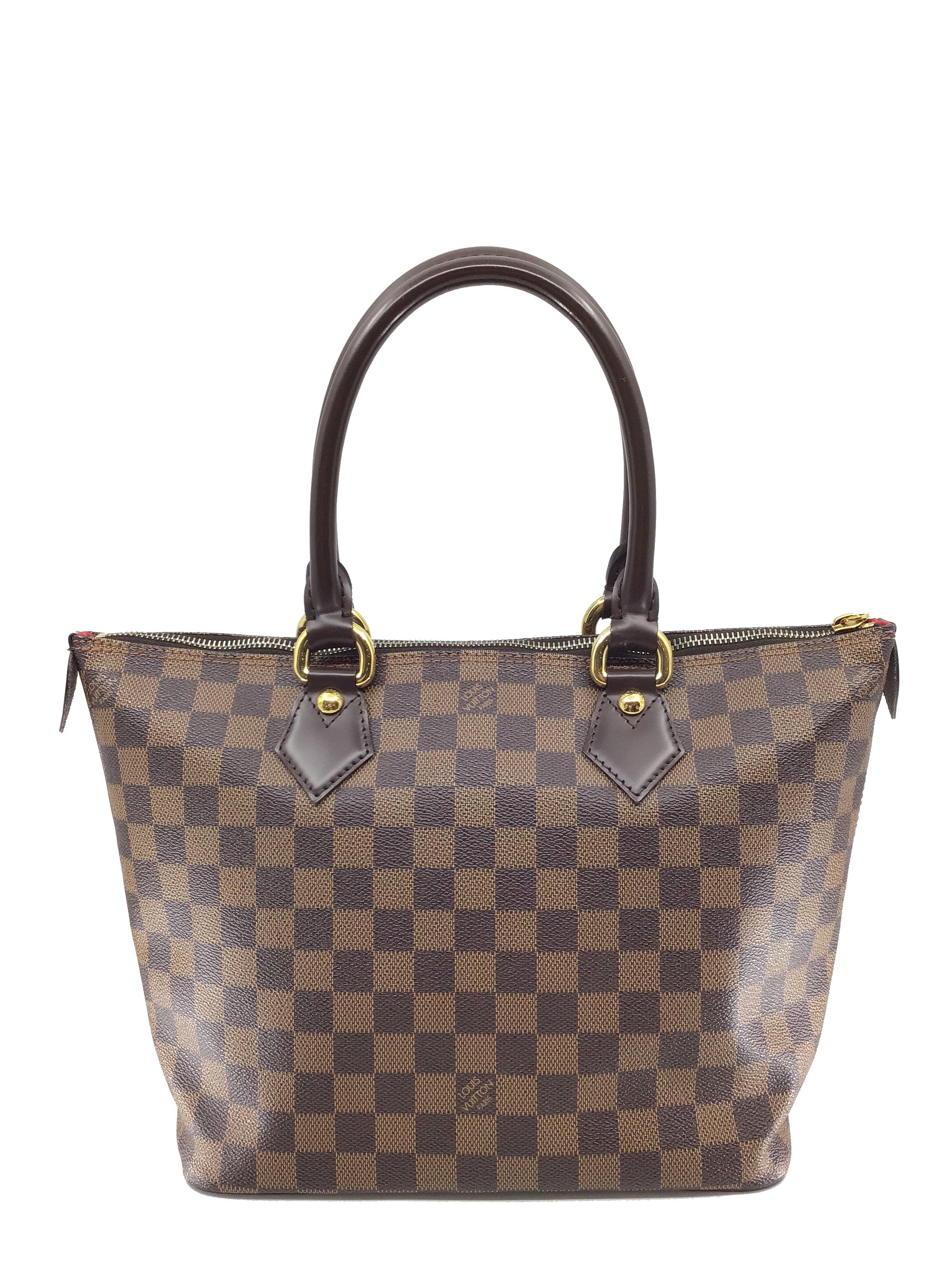 Authentic Louis Vuitton Damier Azur Saleya MM Tote Bag - Luxury Canvas Shoulder Handbag for Women, Perfect for Work, Travel & Everyday Use