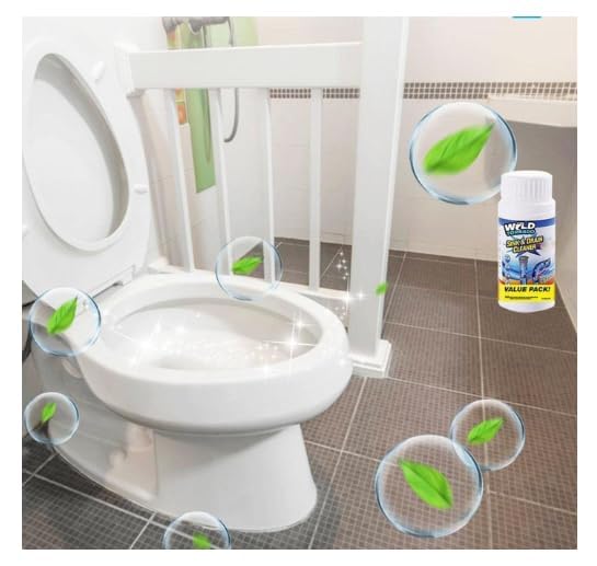 **Wild Tornado Sink & Drain Cleaner Powder – Powerful Clog Remover for Sinks, Toilets, Pipes & Septic Tanks | Fast-Acting Drain Unblocker for Kitchen, Bathroom & Laundry | Safe & Effective Pipe Cleaner (Pack of 1)**