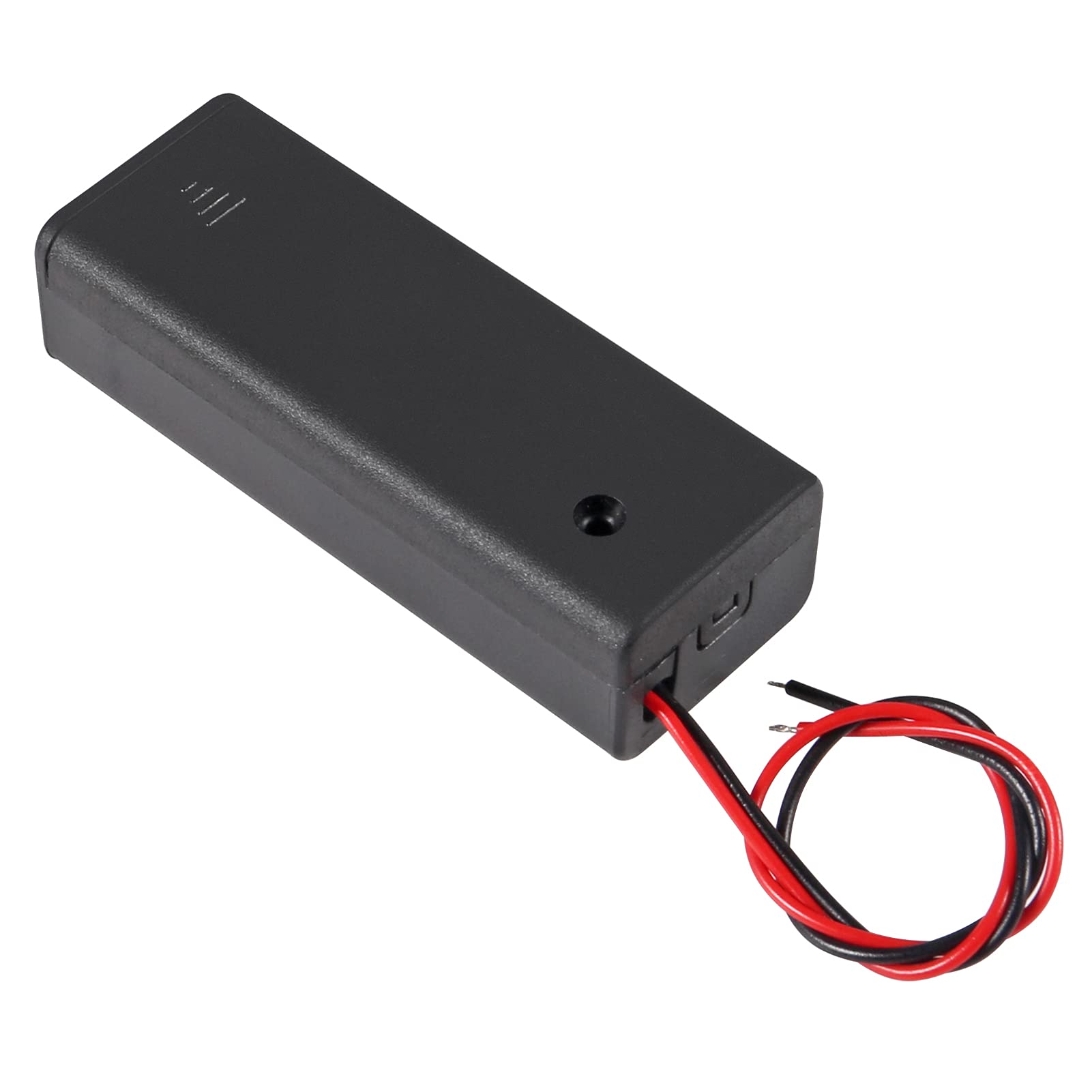 Durable AA Battery Holders with ON/OFF Switch, Lead Wires & Screw Cap Case - 1AA, 2AA, 3AA, 4AA Battery Box (6-Pack) - Perfect for DIY Electronics, Robotics, Flashlights & Science Projects