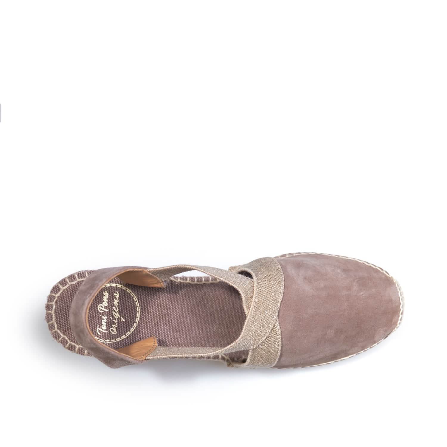 Women's Plain Suede Leather Wedge Espadrilles - Comfortable Casual Summer Shoes for Beach, Vacation & Everyday Wear | Tona