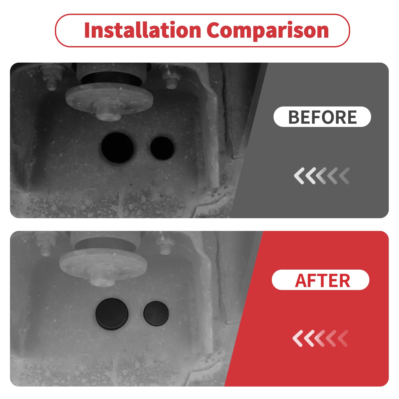 2018-2024 Jeep Wrangler JL & 2020-2024 Jeep Gladiator Plastic Frame Hole Plugs - 18Pcs Dustproof Waterproof Exterior Accessories for Off-Road Protection & Enhanced Style