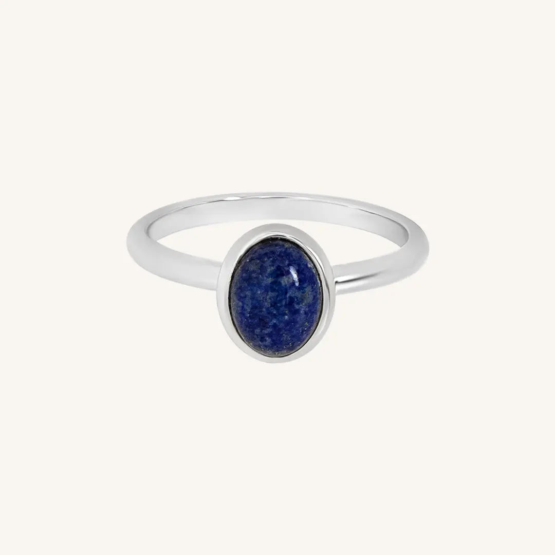 Bennett Lapis Ring - Natural Lapis Lazuli Stone Jewelry for Friendship & Harmony | Perfect Gift for Best Friends, Birthdays & Special Occasions