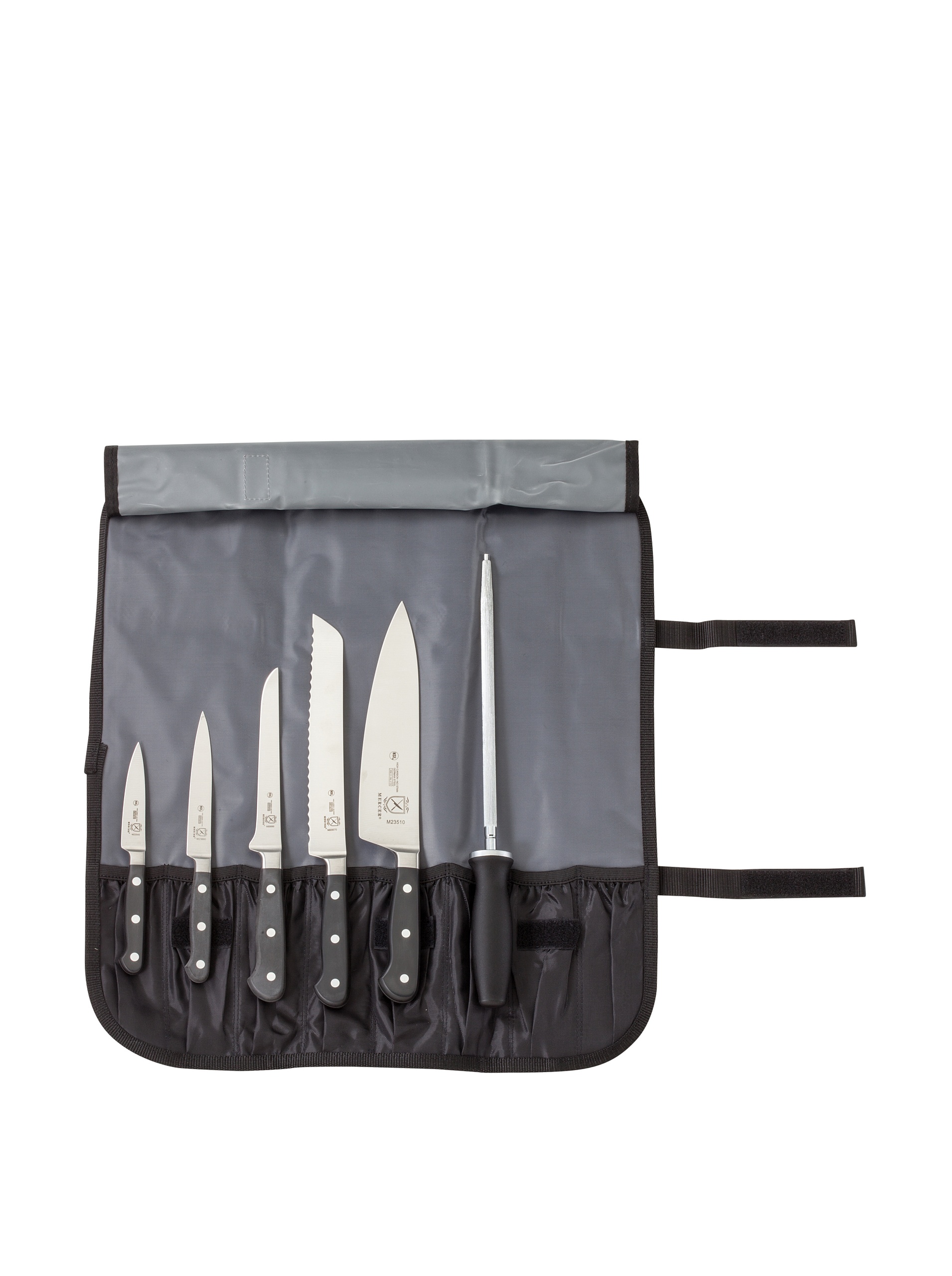 Premium Mercer Culinary 7-Piece Forged Renaissance Knife Set - High Carbon Stainless Steel Kitchen Knives with Ergonomic Black Handles - Perfect for Home Chefs, Cooking Enthusiasts & Professional Kitchens
