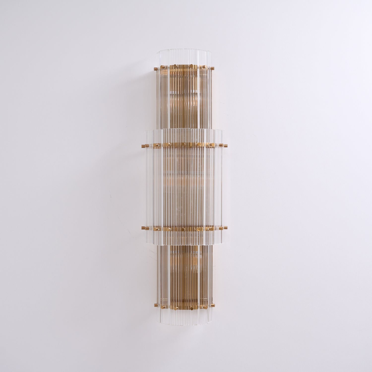 Bravura Radiance Wall Light - Modern LED Sconce for Bedroom, Living Room & Hallway - Dimmable Indoor Lighting Fixture with Warm White Glow - Perfect for Home Decor & Ambient Lighting