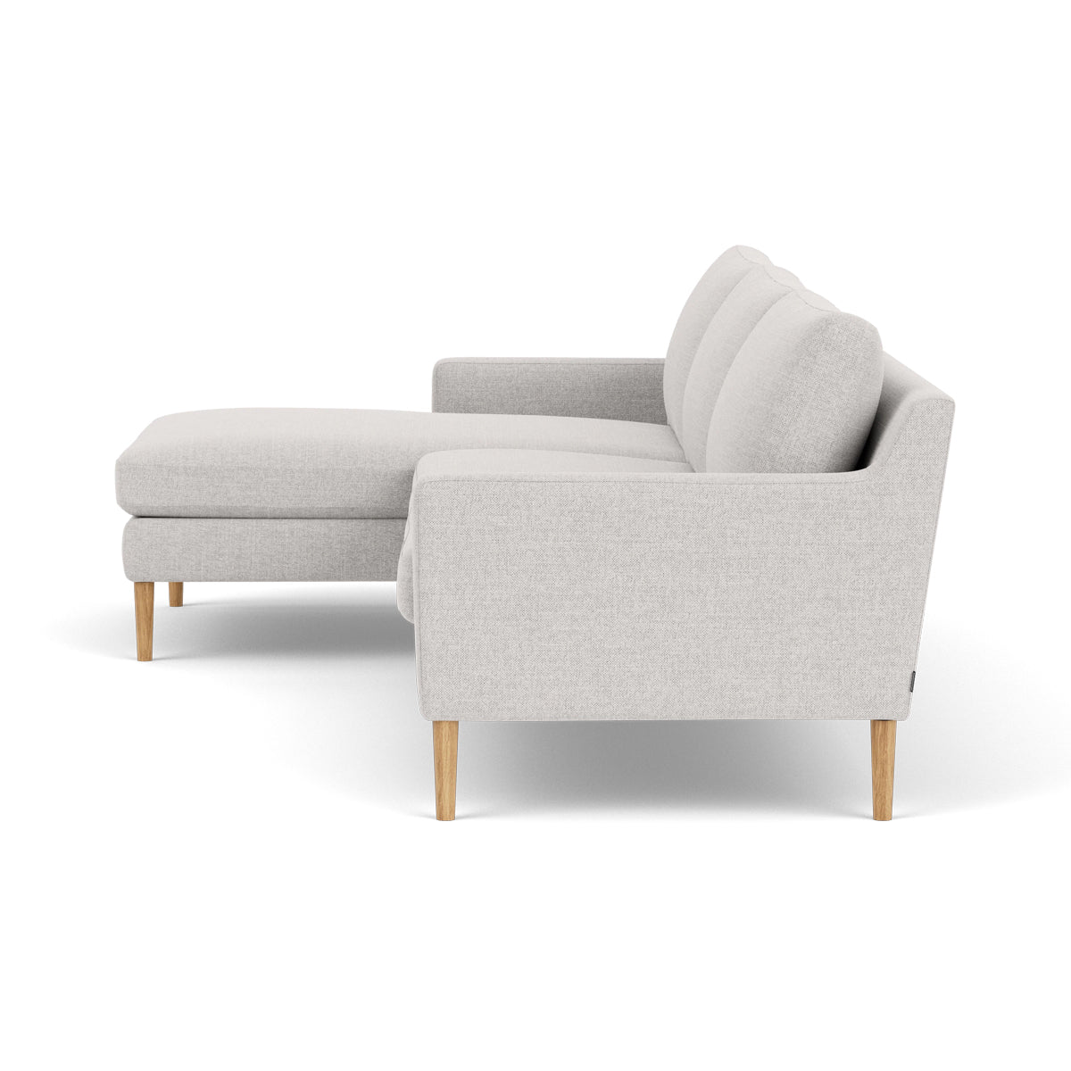 Astha Fabric Left Chaise Sofa - Modern L-Shaped Sectional Couch with Reversible Design for Living Room, Lounge & Home Theater Comfort