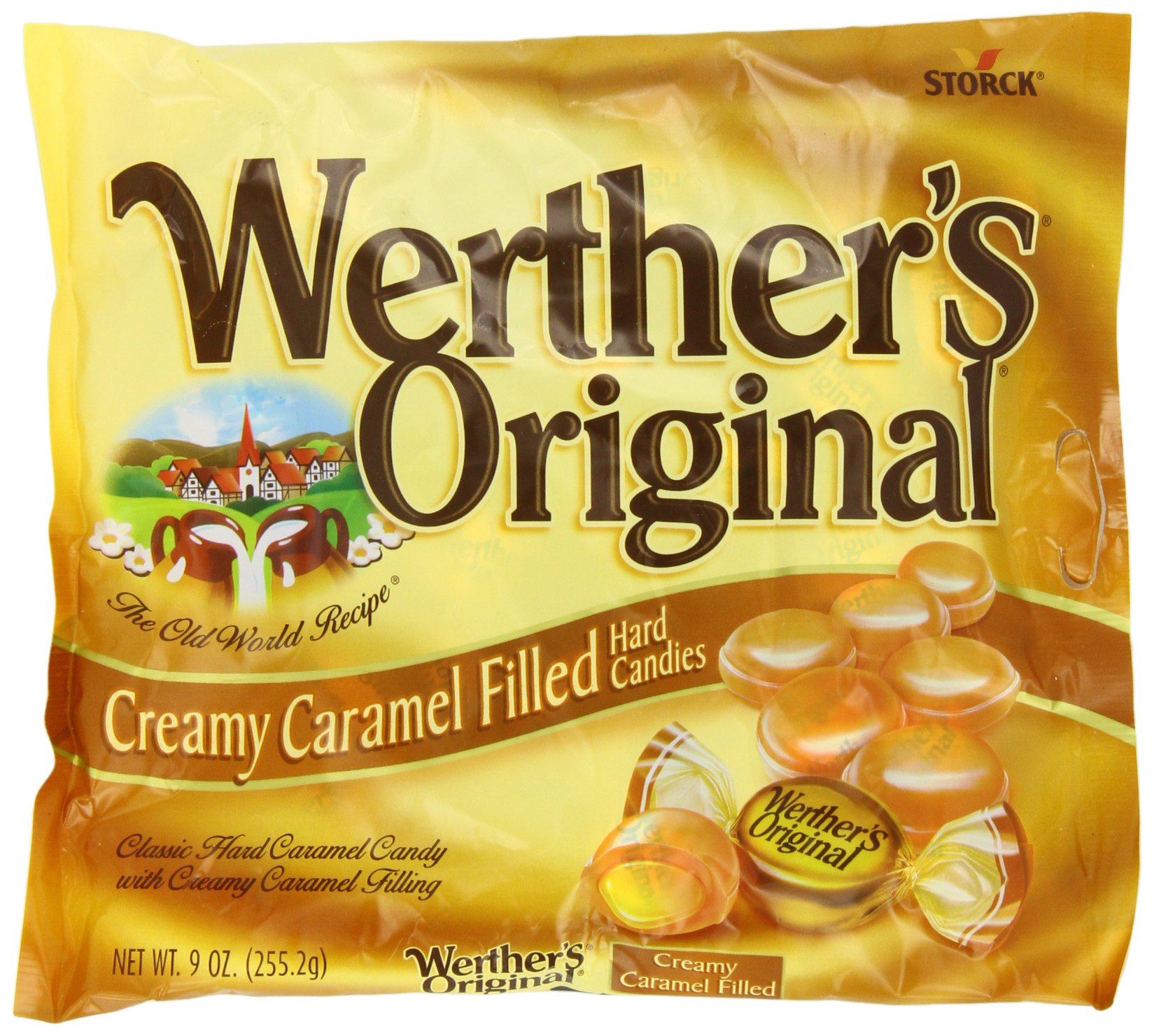 Werther's Original Caramel Hard Candy - 9oz Bag for Gifts & Snacking