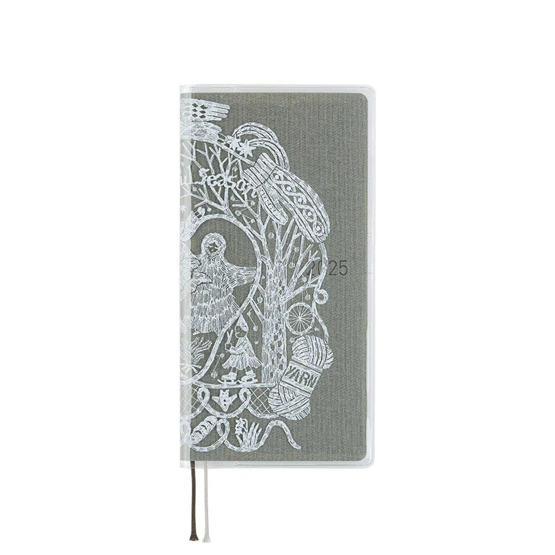 Hobonichi Weeks 2025 Planner Clear Cover - Beautiful Season Design | Protective & Stylish Accessory for Daily Planning, Journaling & Organizing