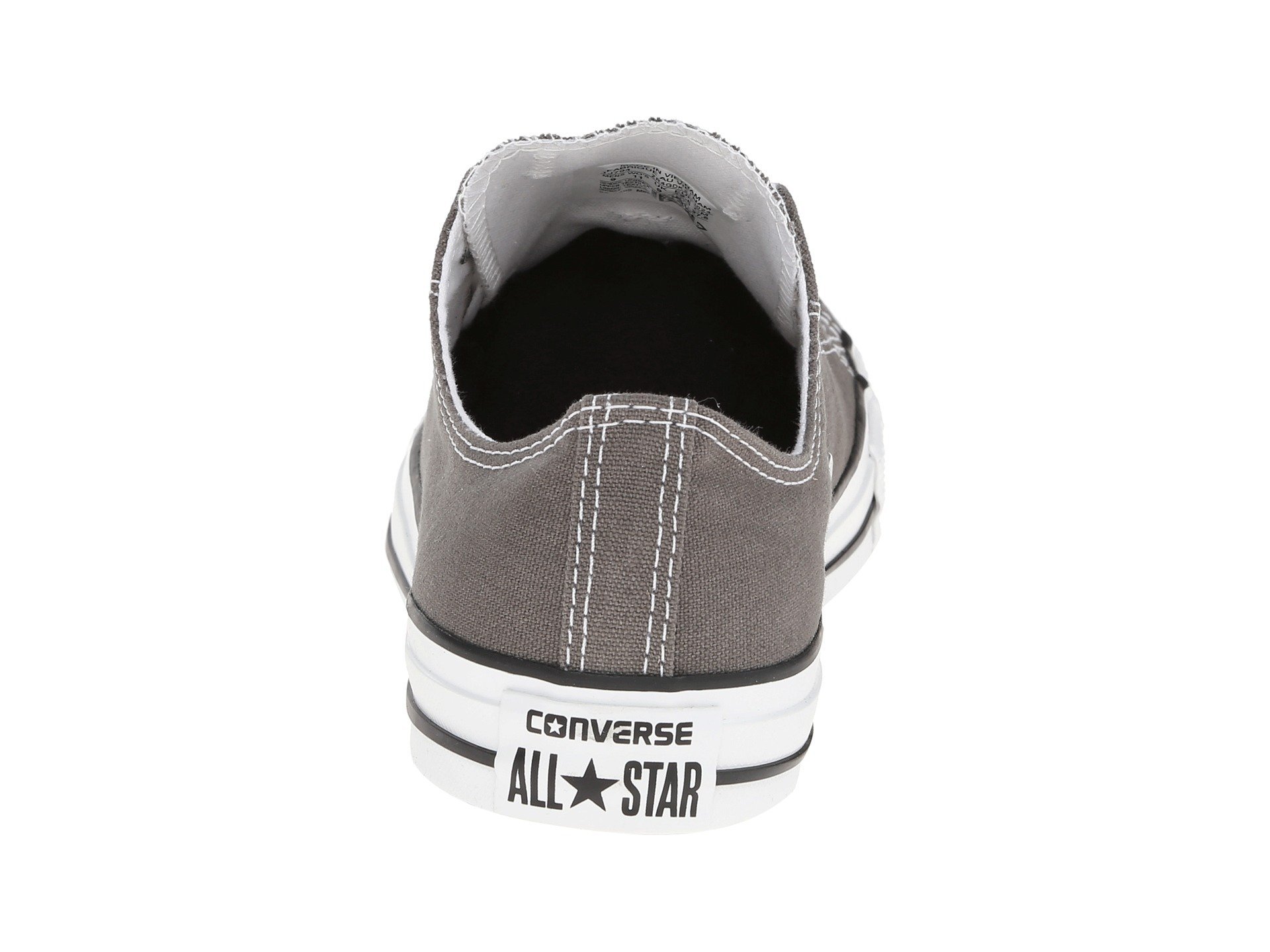 Converse Chuck Taylor All Star High Top Sneakers - Charcoal Grey - Size 9.5 - Classic Canvas Shoes for Men & Women | Perfect for Casual Wear, Street Style & Skateboarding