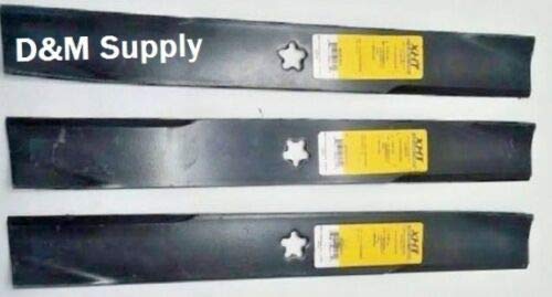 DMHV2202D Heavy Duty Lawn Mower Blades Set of 3 - Compatible with Dixon, Kees, Husqvarna 48