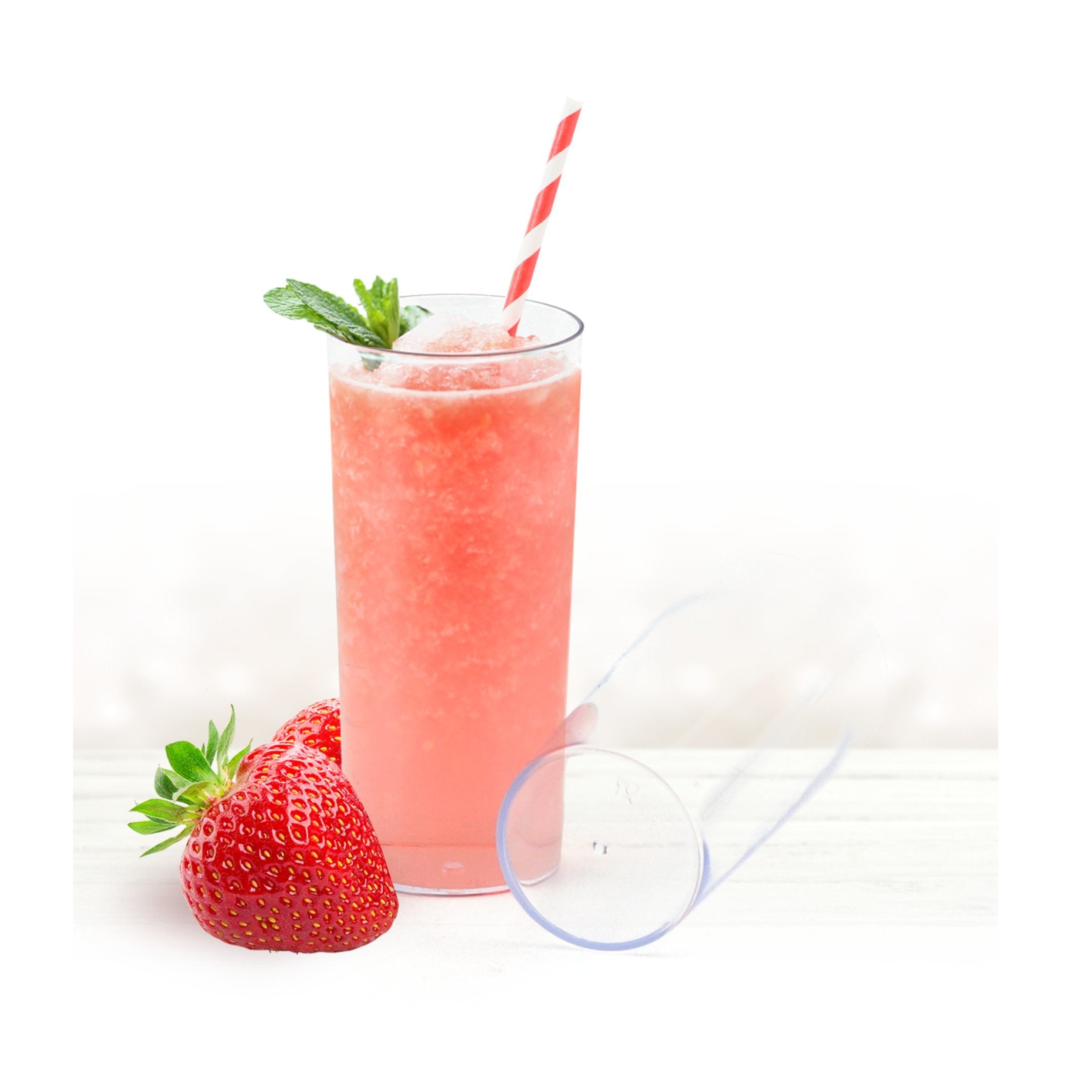 10 oz. Clear Plastic Highball Glasses - Set of 10 - Shatterproof & Reusable Drinking Cups for Cocktails, Beer, Soda - Perfect for Parties, Bars, Restaurants & Outdoor Events