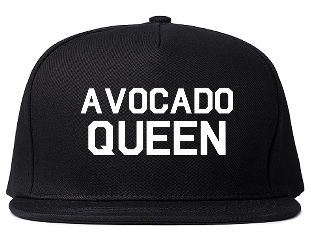 Avocado Queen Vegan Snapback Hat - Eco-Friendly Adjustable Baseball Cap for Women & Men | Perfect for Casual Wear, Outdoor Activities & Vegan Fashion