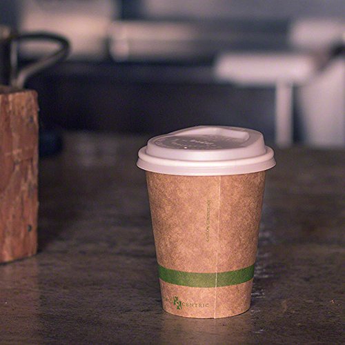8 oz Kraft Paper Coffee Cups - Compostable & Eco-Friendly Hot Drink Cups (1,000 Count) | Perfect for Coffee Shops, Offices, and Catering Events
