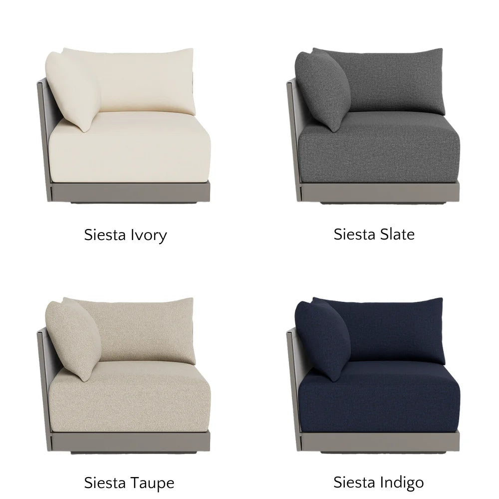 Antigua Outdoor Corner Sectional Sofa Set - Waterproof Wicker Patio Furniture with Cushions - Perfect for Backyard, Poolside & Garden Relaxation