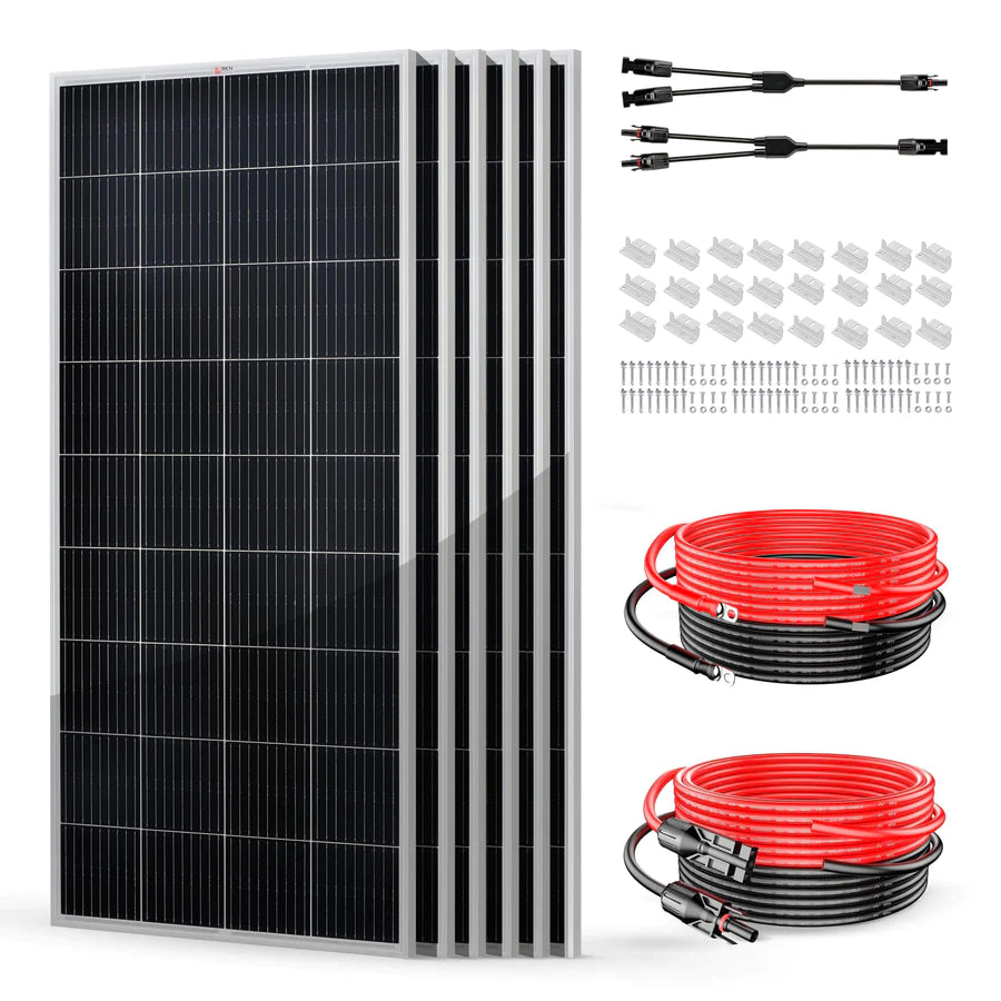 Rich Solar 1200 Watt Solar Panel Kit for Home, RV & Off-Grid Power - Complete Solar Energy System with Charge Controller & Cables