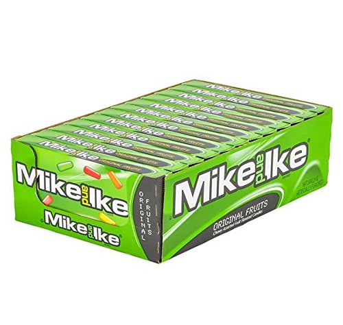 Mike & Ike Original Theater Box Candy - 12 Pieces per Box, Case of 9 | Bulk Movie Theater Candy for Parties, Snacking & Gifting