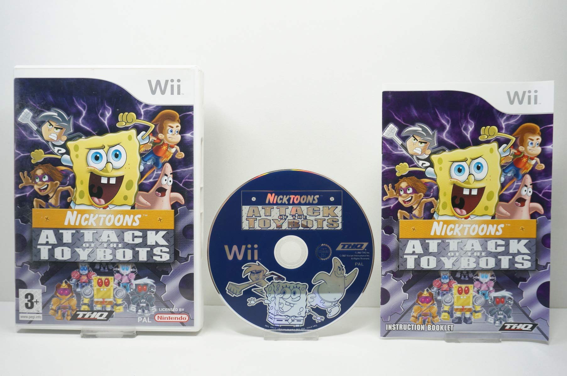 Nicktoons: Attack of the Toybots - Nintendo Wii Game - Action Adventure for Kids & Family - Perfect for Birthday Gifts & Game Nights