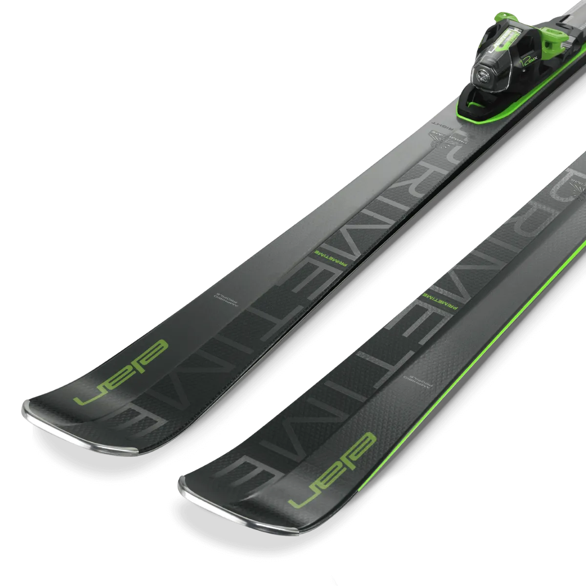 Elan PRIMETIME 55 FX Skis with EMX 12.0 DB192219 Bindings 2025 - All-Mountain Performance for Intermediate to Advanced Skiers - Perfect for Groomed Trails and Powder Days