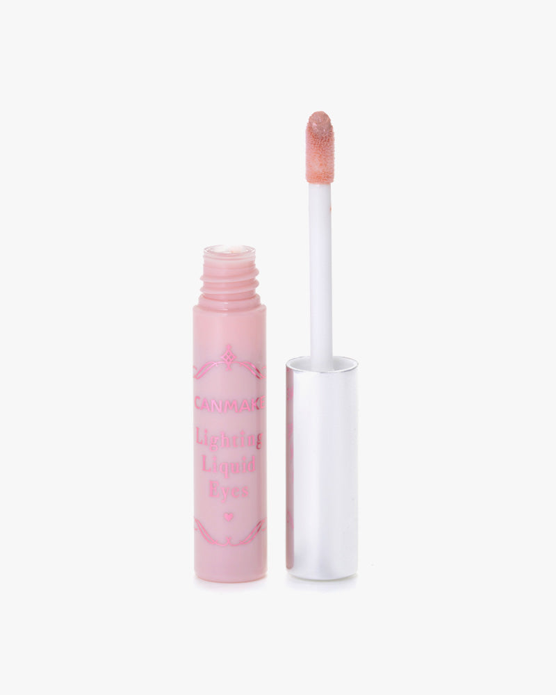 CANMAKE Lighting Liquid Eyes - Long-Lasting Shimmer Eyeshadow for Bright & Glowing Look - Perfect for Party, Wedding & Night Out Makeup