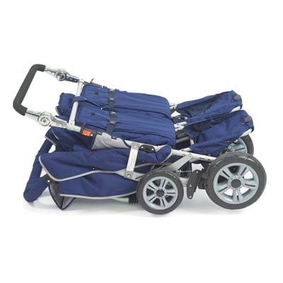 Bye Bye® 4 Passenger SureStop Stroller by Angeles - Lightweight Quad Stroller for Toddlers & Infants - Perfect for Shopping, Travel & Family Outings