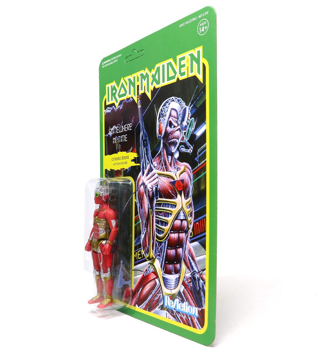 Cyborg Eddie Iron Maiden Wave 2 ReAction Figure - Collectible Action Figure for Music Fans & Horror Collectors | Perfect for Display, Gifts, and Band Merchandise Collections