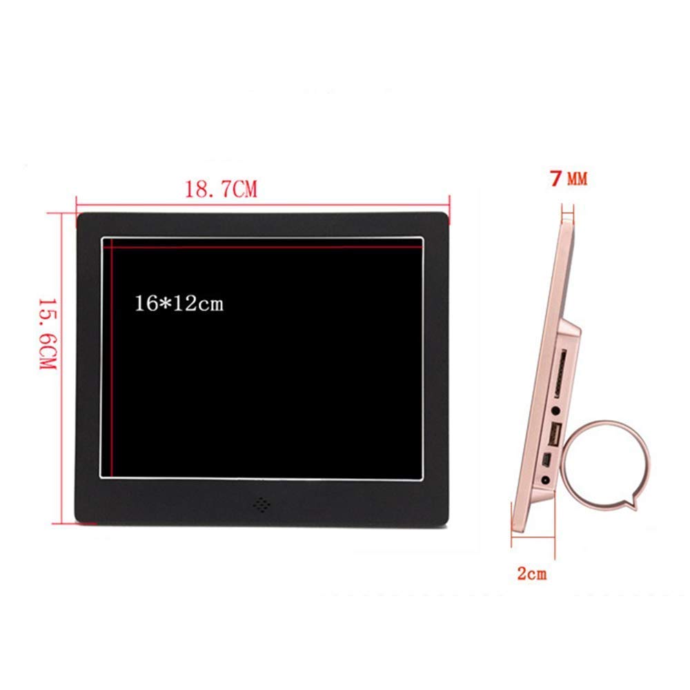 8 Inch Digital Photo Frame with Video Playback - HD Display Digital Picture Frame for Home, Office, Mall & Supermarket Advertising (Electronic Photo Album) - Perfect for Family Memories, Digital Signage and Retail Promotion