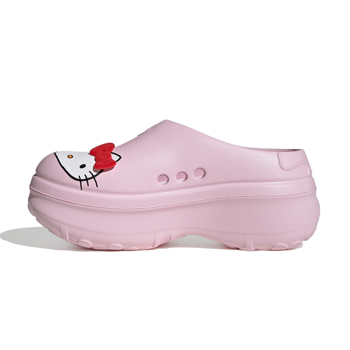 Hello Kitty Women's Adifom Mule Slides - Clear Pink Comfortable House Slippers for Women, Girls | Perfect for Home, Lounge, Dorm & Indoor Use
