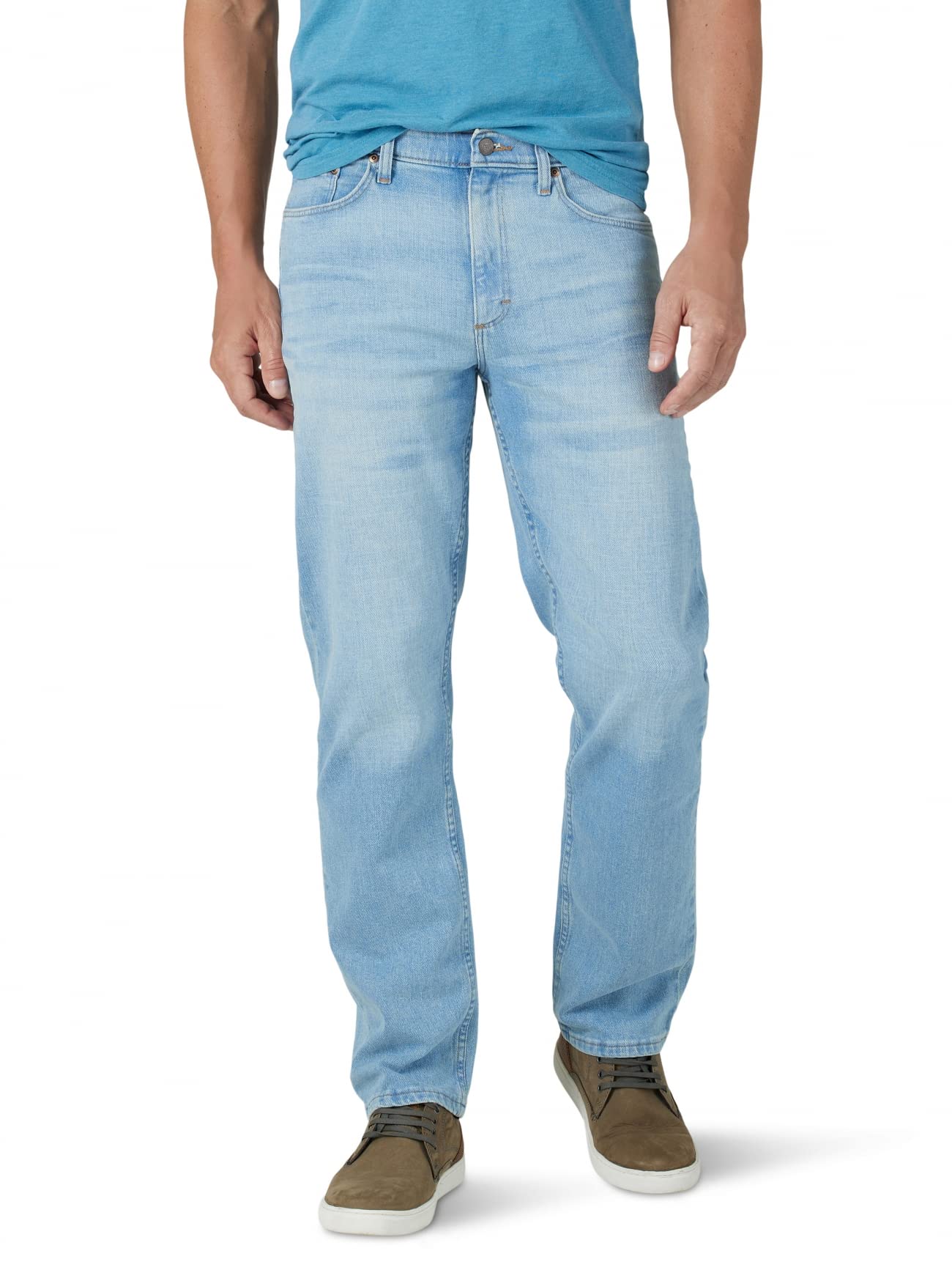 Wrangler Men's Relaxed Fit Boot Cut Jeans - Comfortable Denim Pants for Casual Wear & Western Style | Perfect for Everyday Use, Work & Outdoor Activities