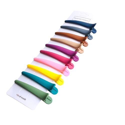 AKADO No Trace Matte Geometric Hair Clips for Women - 6pcs Multicolor Hair Barrettes | Non-Slip Fashion Hair Accessories for Girls & Ladies - Perfect for Work, Parties & Everyday Styling