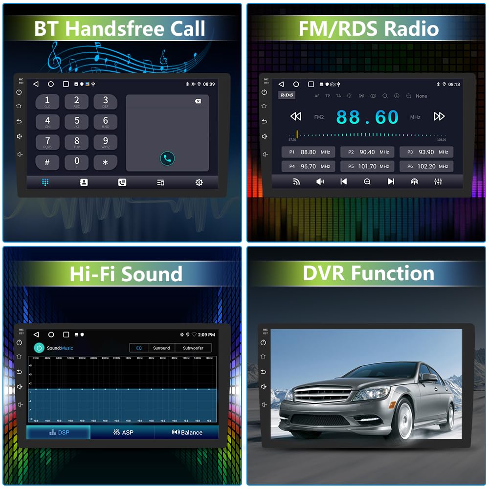 BMW X3 E83 Android 13 Car Stereo (2004-2012) - 2GB RAM 32GB ROM, Apple CarPlay & Android Auto, GPS Navigation, Bluetooth, WiFi, FM Radio | Perfect for Music Streaming, Hands-Free Calls & Road Trips