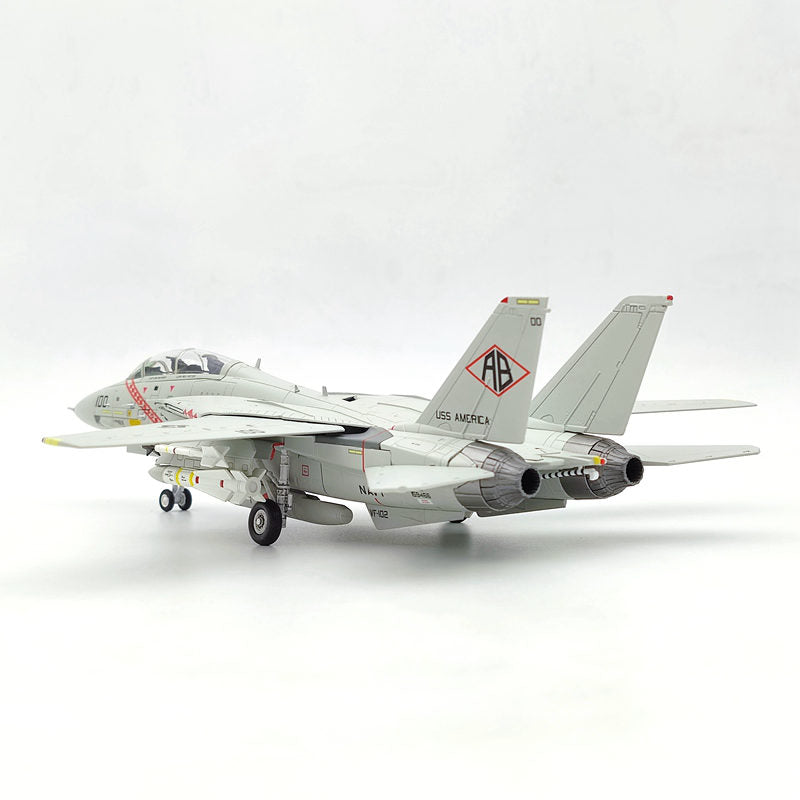 1/72 Scale CW F-14A Tomcat VF-102 Diamondbacks BUNO 159466 USS America Diecast Aircraft Model - Perfect Gift for Collectors & Aviation Enthusiasts | Display, Home Decor, Military Memorabilia