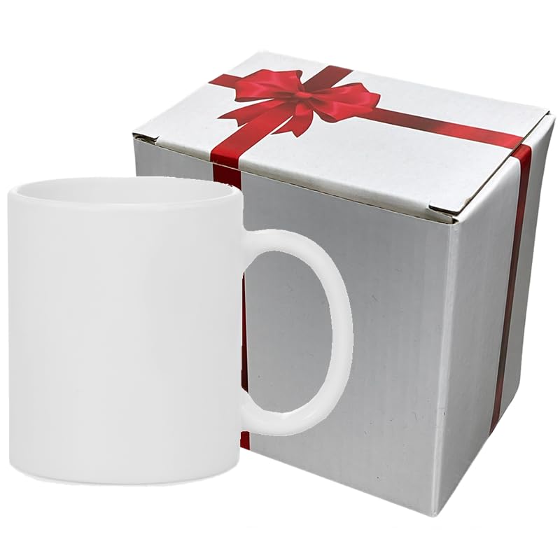 36-Pack 11oz Sublimation Blank Coffee Mugs - White (SBM-11WT) for DIY Custom Printing, Home Decor, Office Gifts & Personalized Drinkware
