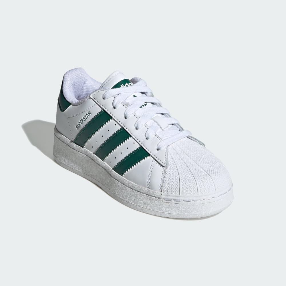 adidas Originals Superstar XLG Sneakers for Big Kids - Classic White Shell Toe Shoes with Comfortable Cushioning | Perfect for School, Sports & Casual Wear