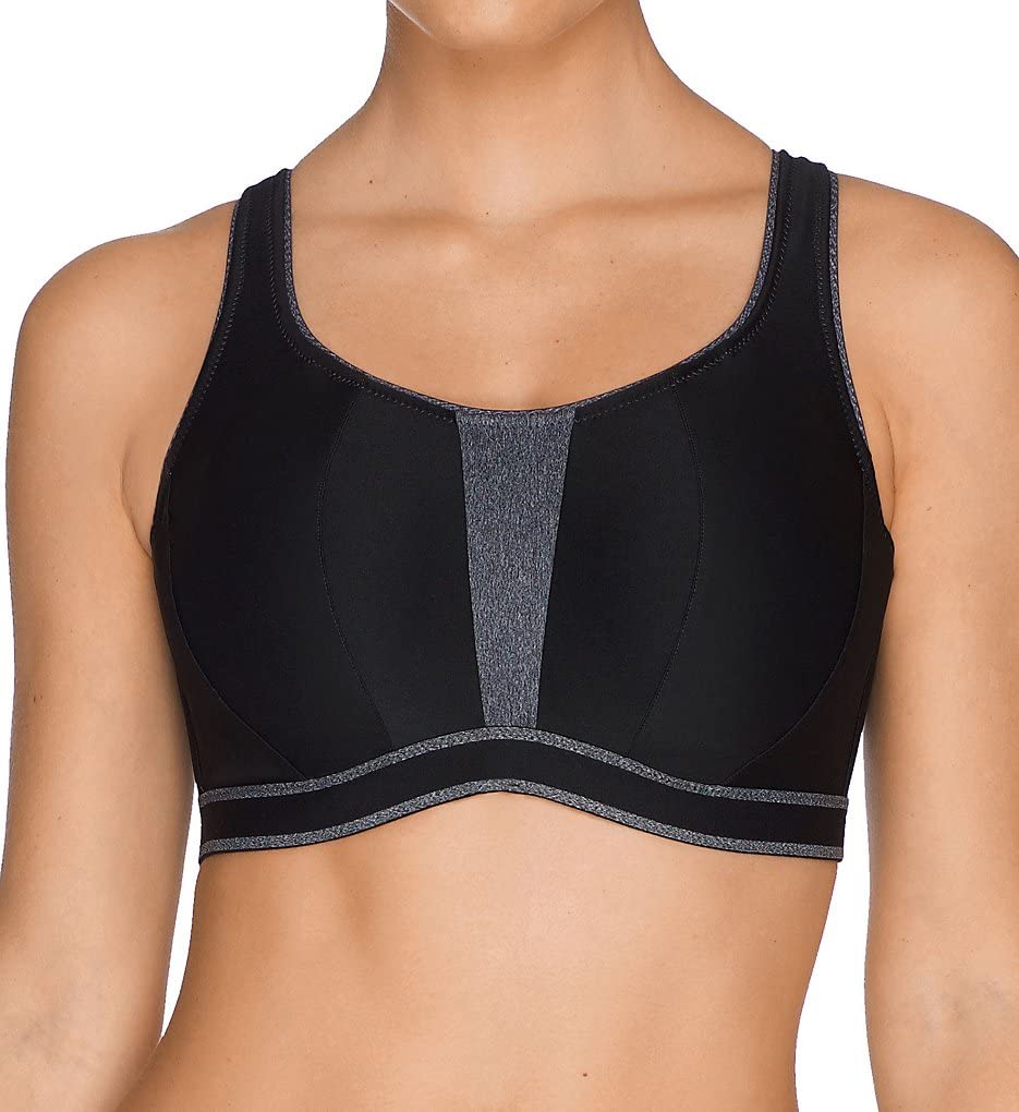 PrimaDonna Sport The Sweater Non-Padded Underwire Sports Bra for Women - High Impact Support, Breathable Fabric - Perfect for Running, Yoga & Gym Workouts (6000110)