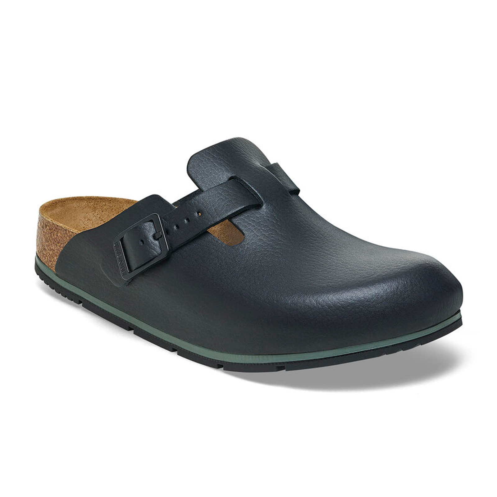 Birkenstock Boston Pro Clog for Men - Premium Black Leather Comfort Shoes for Home, Office & Outdoor Walking