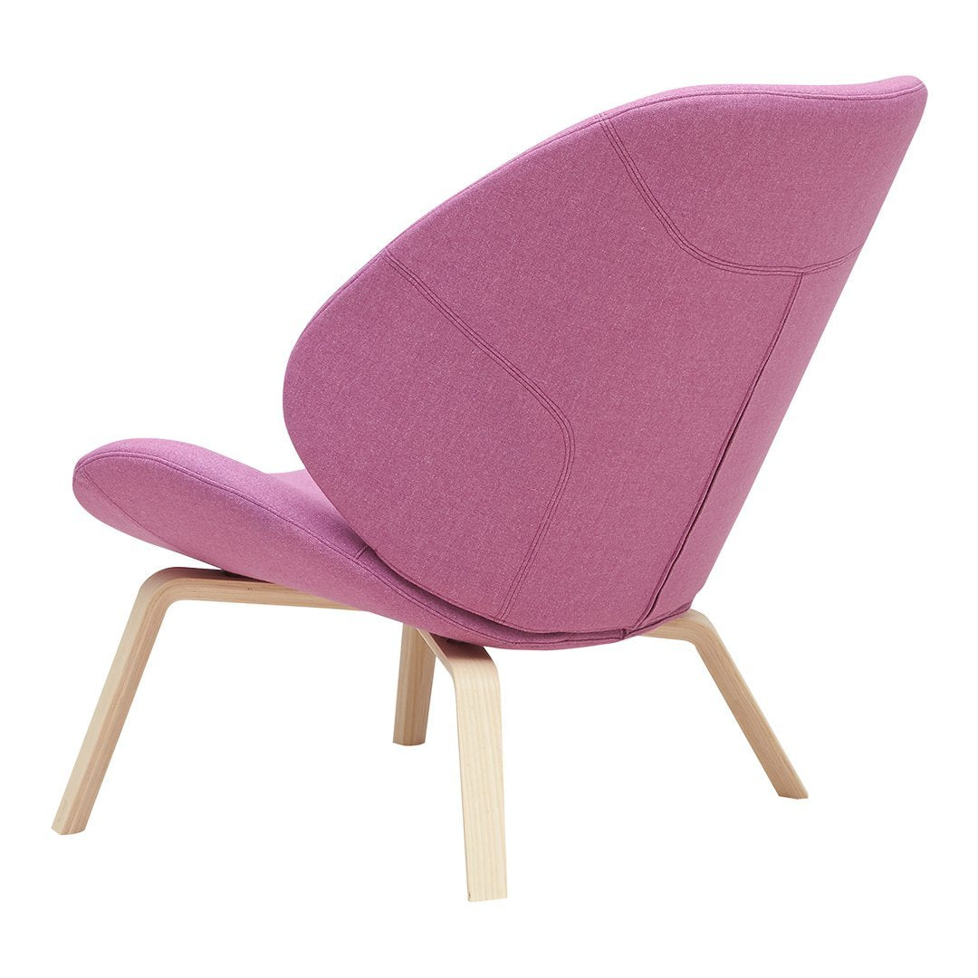 Eden Lounge Chair by Busk Hertzog - Modern Comfortable Accent Chair for Living Room, Bedroom & Patio - Softline Upholstered Relaxation Seating