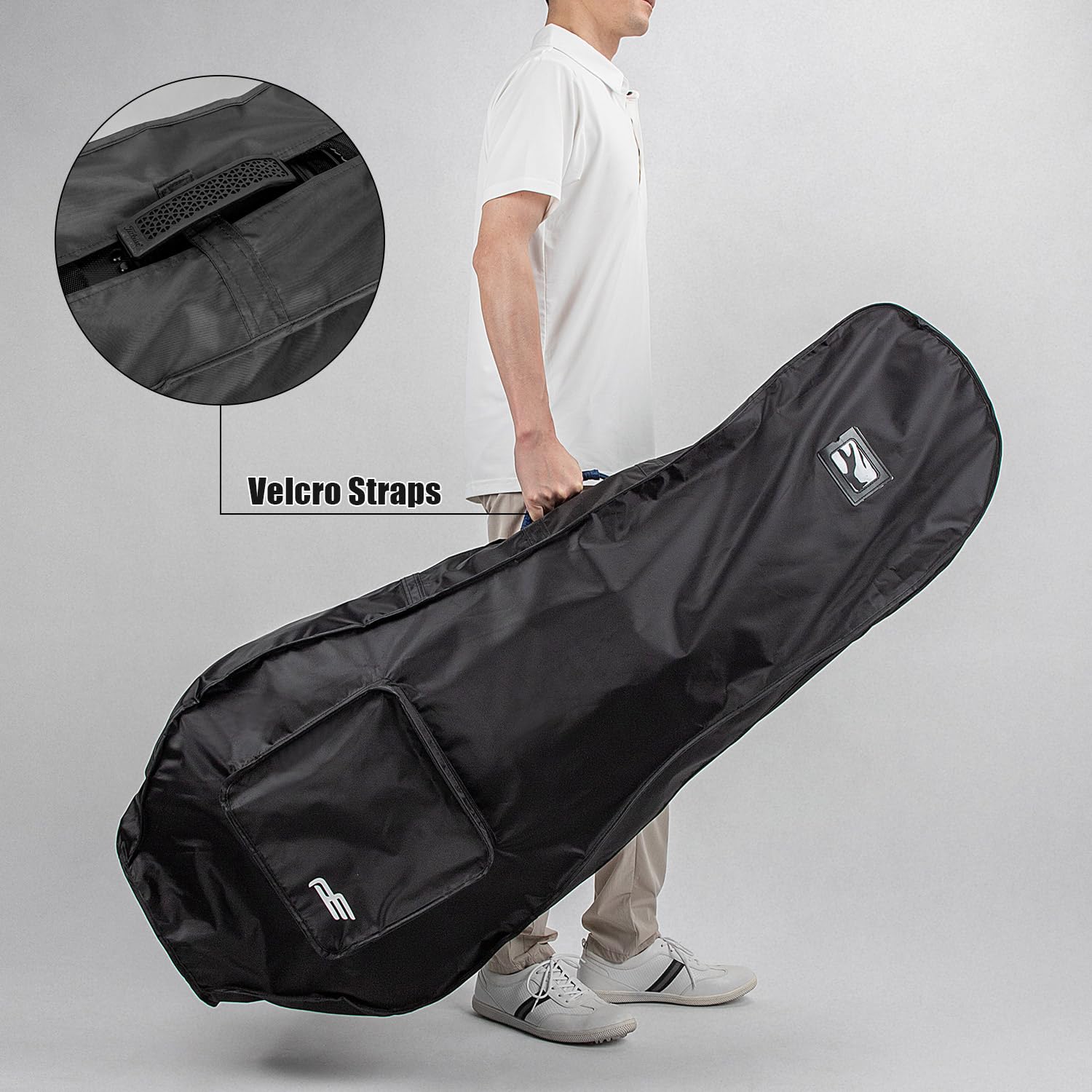 Waterproof Golf Bag Travel Rain Cover - 300D PVC Durable & Lightweight Golf Club Bag Protector for All Weather Conditions - Perfect for Travel, Storage & Outdoor Golfing
