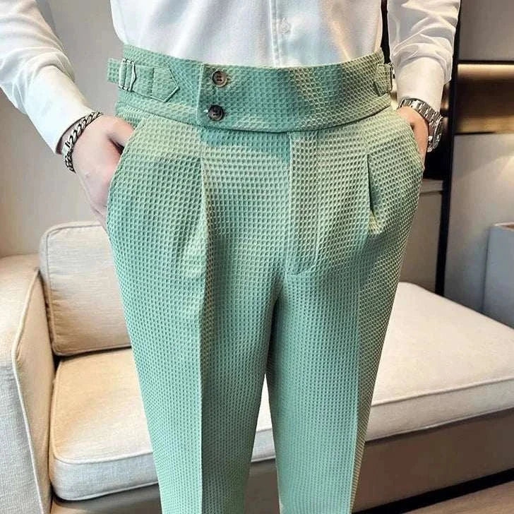 Premium Men's Formal Office Suit Pants - Classic Fit, Comfortable & Professional for Business Attire, Work & Special Occasions
