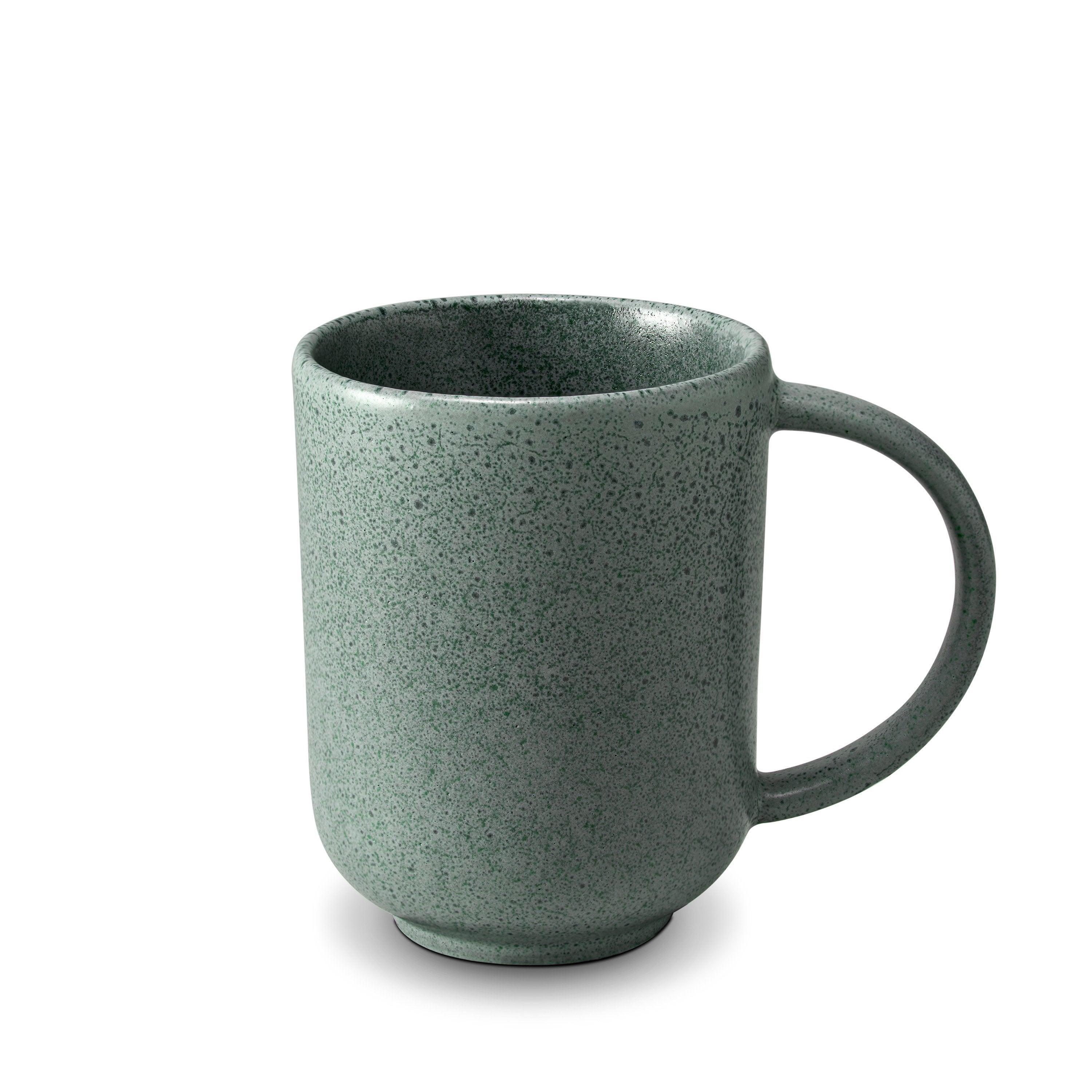Terra Mug - Premium Ceramic Coffee Cup with Seafoam Glaze | Perfect for Home, Office & Outdoor Use | Microwave & Dishwasher Safe