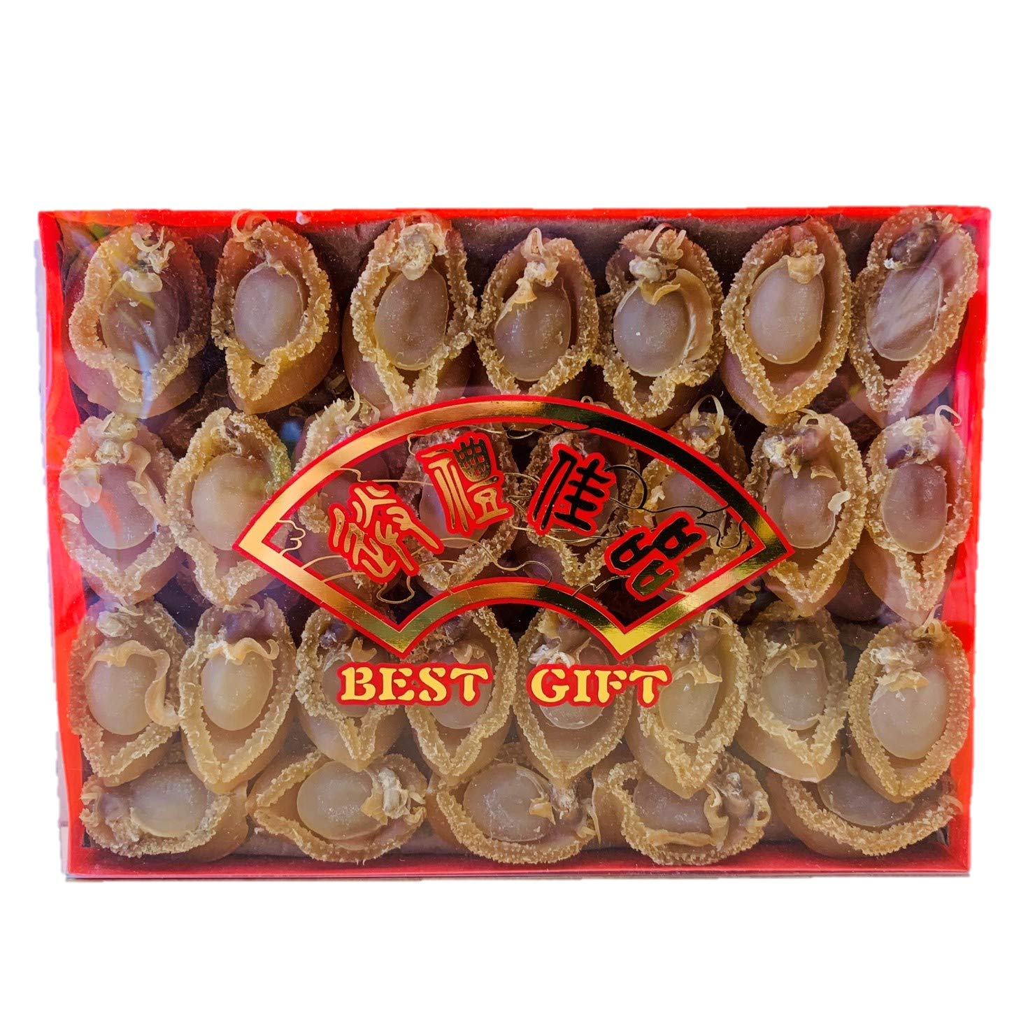 Premium Dried Dalian Abalone - 8oz Medium Size Gourmet Gift Box | Authentic Chinese Dried Seafood Delicacy | Perfect for Soups, Stews & Luxury Gifting
