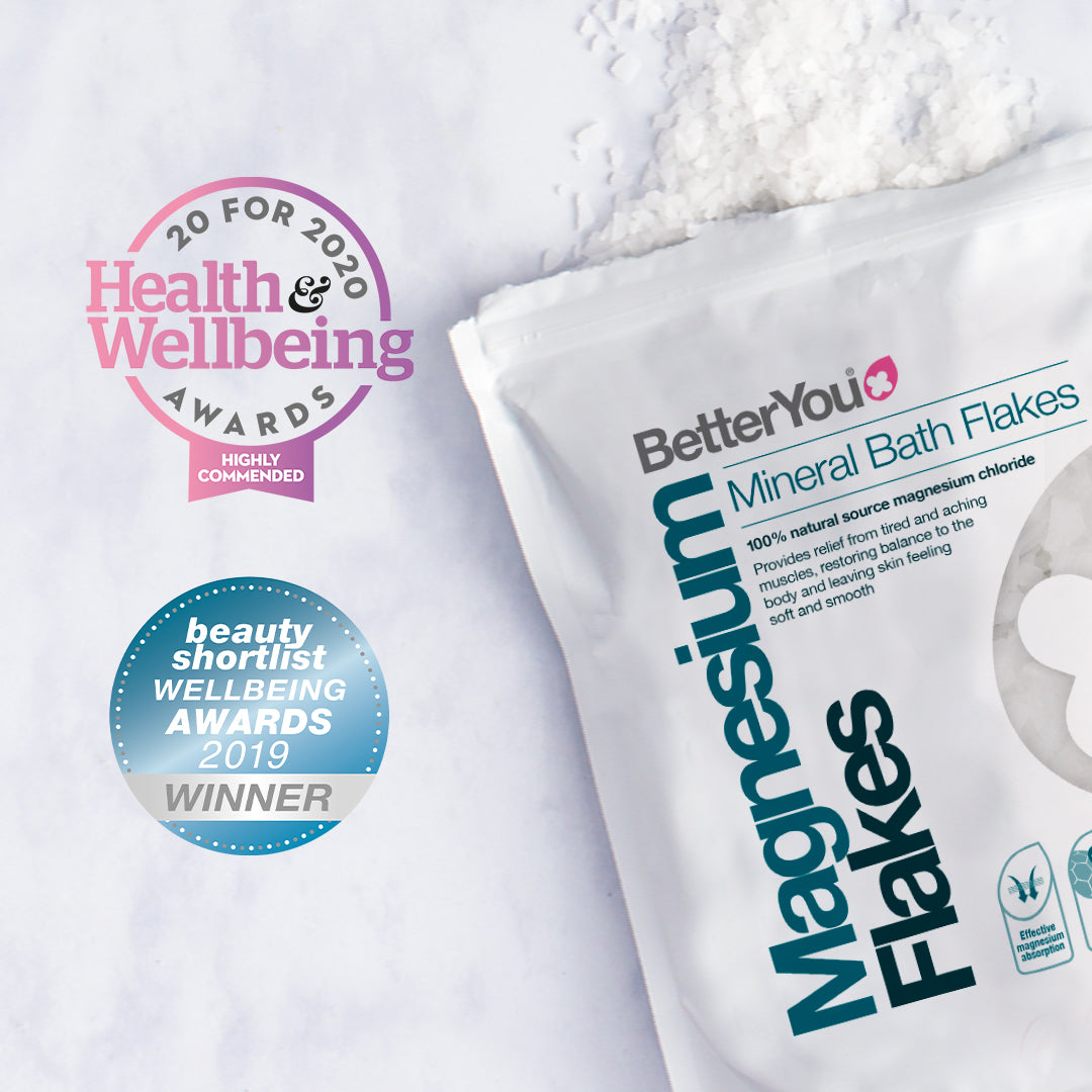 BetterYou Original Magnesium Flakes – 5kg Pure Magnesium Chloride for Relaxing Foot & Body Soak | Epsom Salt Alternative | Muscle Recovery, Stress Relief & Better Sleep | Perfect for Bath Soaks, Spa Treatments & Home Wellness