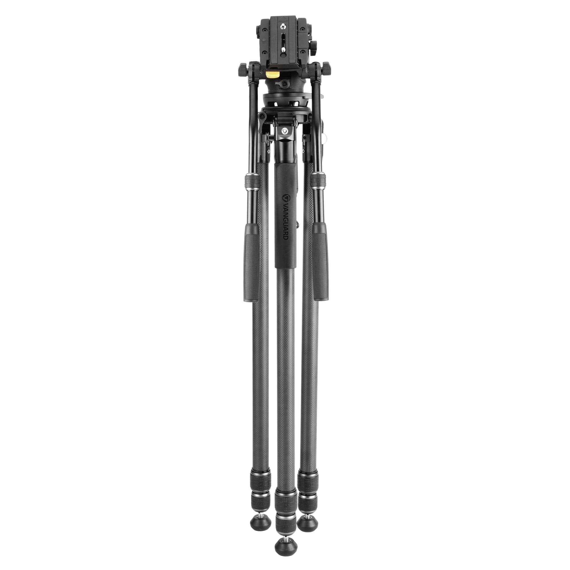 Alta Pro 3VRL 303CV20 Professional Carbon Fiber Video Tripod with Fluid Pan Head - Perfect for DSLR Cameras, Video Shooting & Outdoor Photography