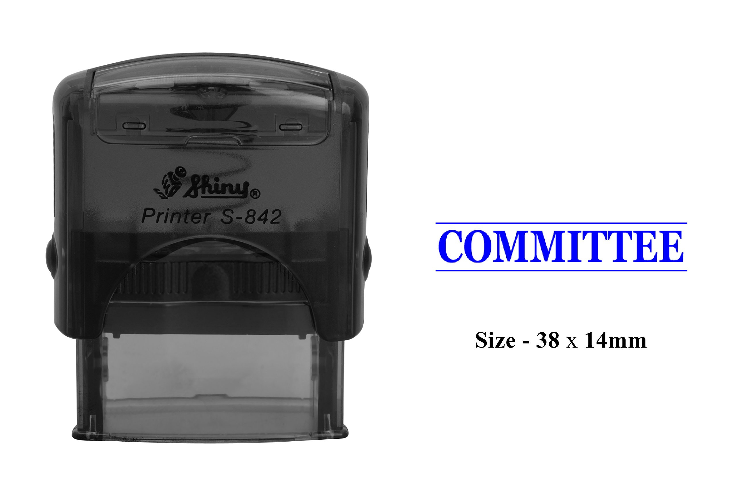 Self Inking Rubber Stamp - Committee Approval Office Stamp S-842 for Documents, Forms & Certificates | Perfect for Business, School & Legal Paperwork
