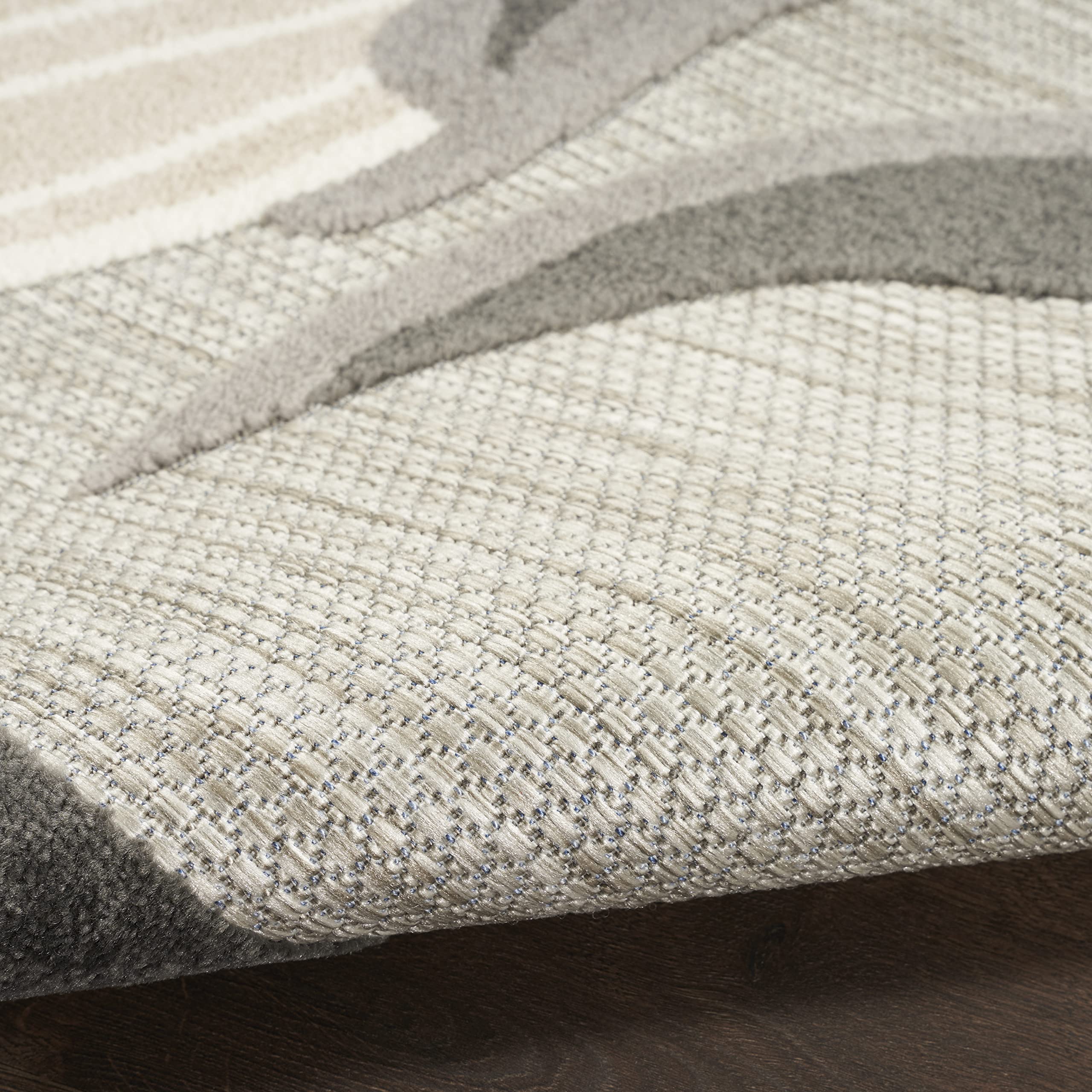 Nourison Aloha Indoor-Outdoor Beige 7' x 10' Area Rug - Easy to Clean, Non-Shedding, Stain Resistant for Bedroom, Living Room, Dining Room & Kitchen | Perfect for Patio, Deck, and High-Traffic Areas (7x10)