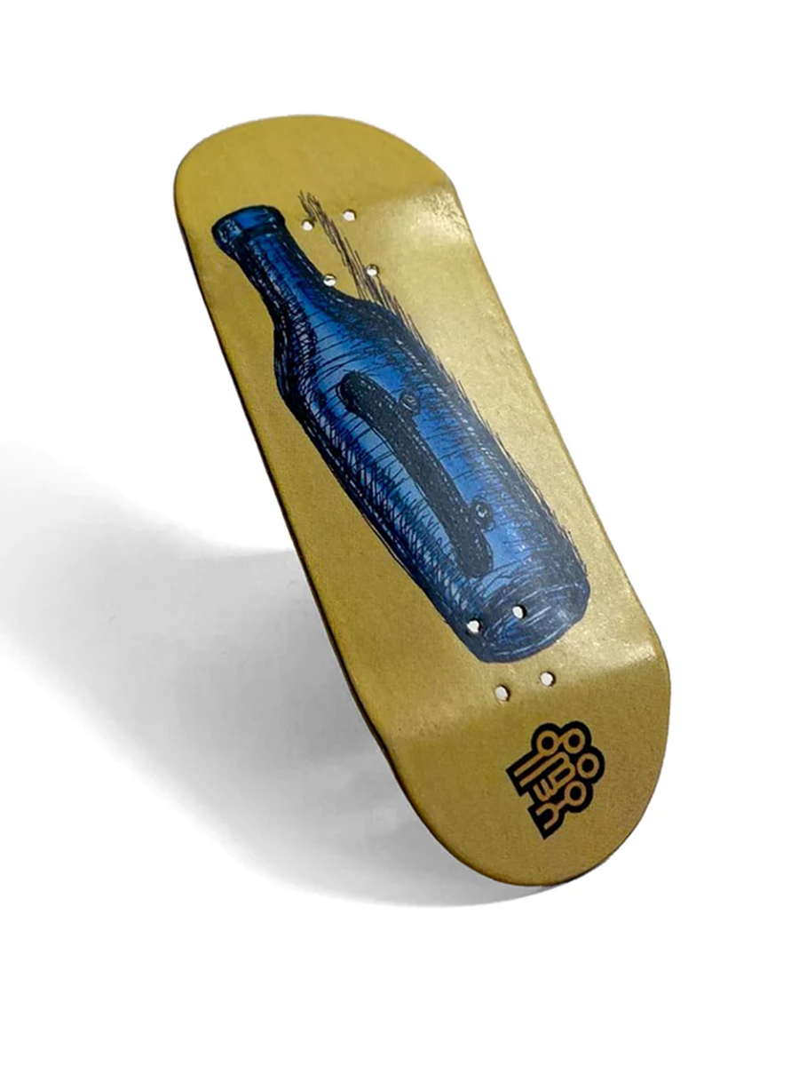 Yellowood Fingerboard Deck - Professional Mini Skateboard for Tricks & Stunts | Perfect for Skateboarding Enthusiasts & Collectors | Great for Indoor Practice & Office Fun