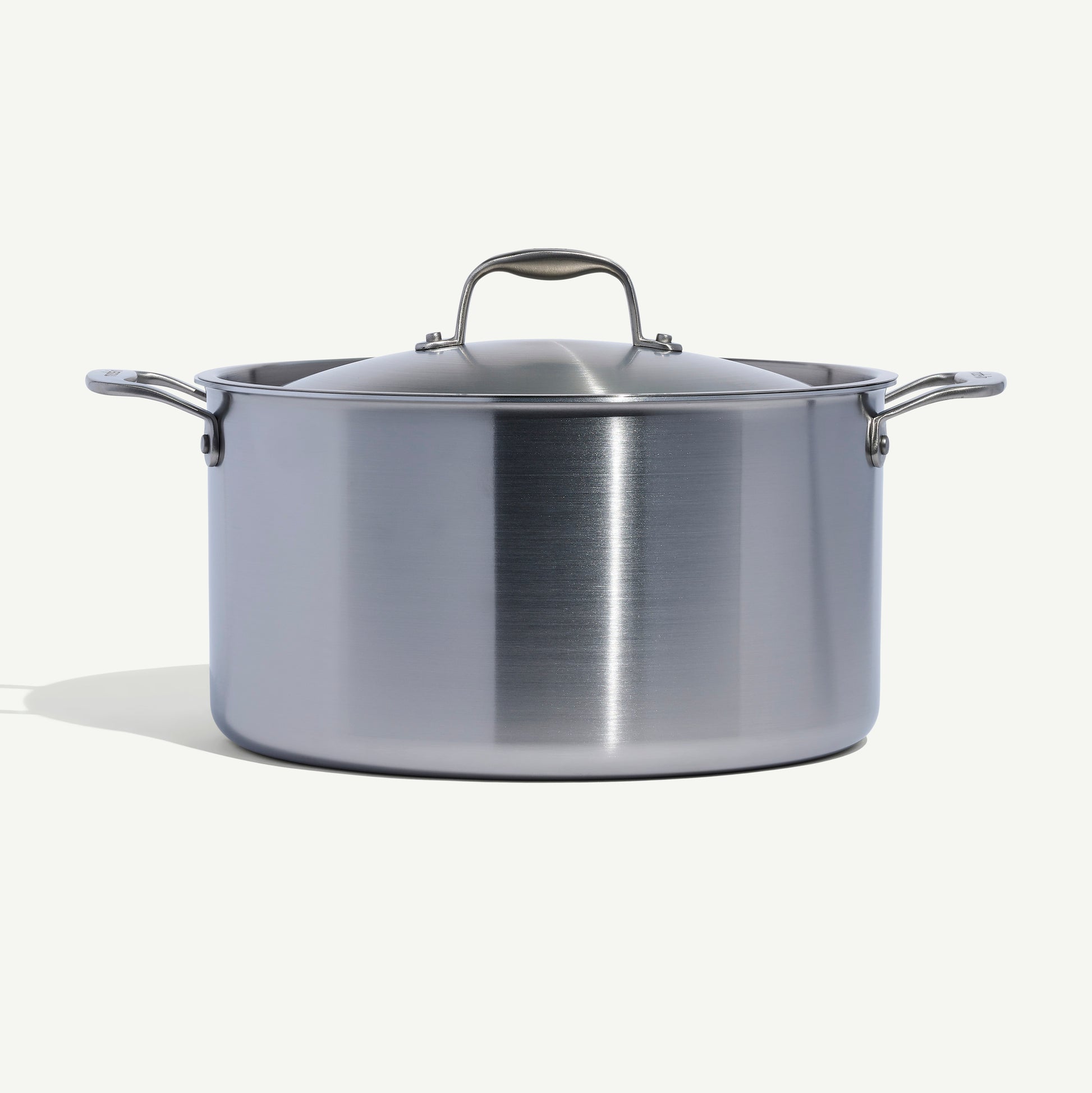 Premium 12 QT 5-Ply Stainless Steel Stock Pot - Made in USA - Heavy Duty Cooking Pot for Soups, Stews, Pasta & Large Family Meals - Professional Grade Kitchen Cookware